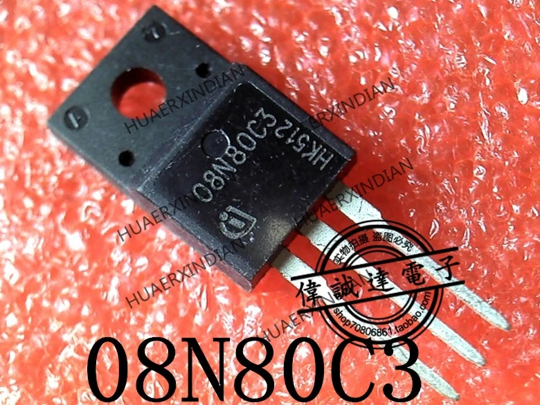 1 шт. новый оригинальный SPA08N80C3 08N80C3 8A/800в до-220 В наличии реальное изображение |