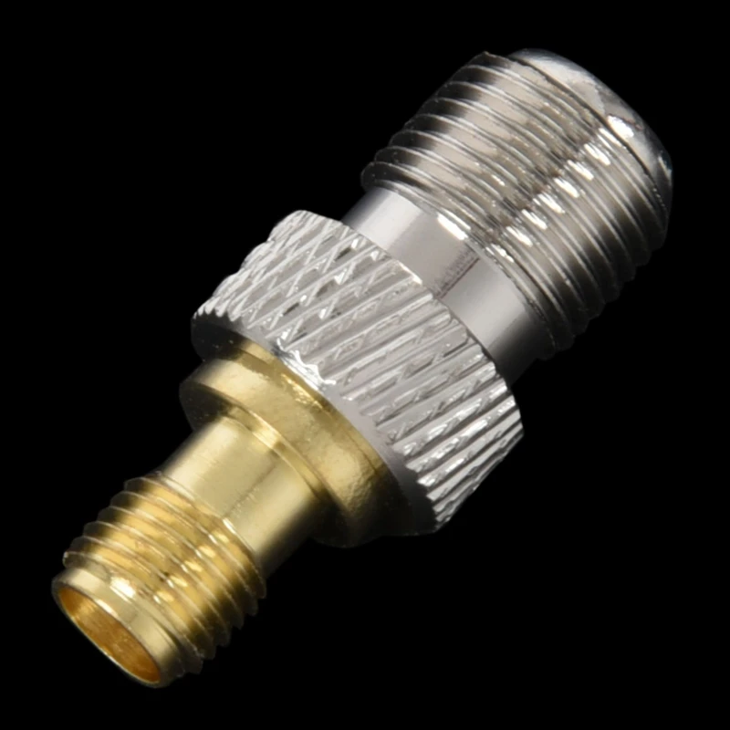 NEW 2Pcs RF Coaxial Coax Adapter: 1Pcs SMa Male To F Female& 1Pcs SMa Female To F Female,Silver