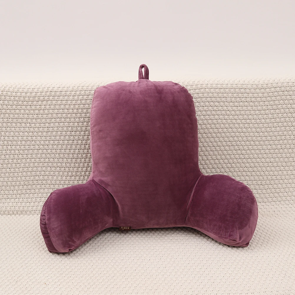 Удобная подушка для поддержки спины дивана отдыха поясничная Подушка плюшевая ткань для чтения подушечка диванная Подушка для беременных женщин дома