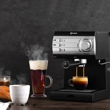 DL-KF6001 кофемашина домашняя маленькая итальянская полуавтоматическая Паровая пенка