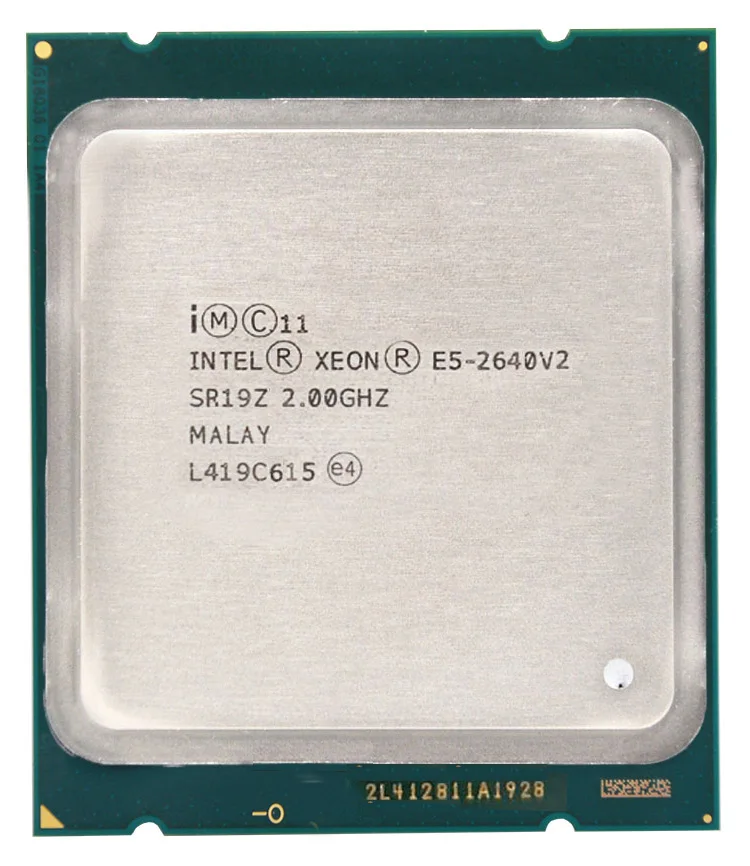 Восьмиядерный процессор Intel Xeon E5-2640 V2 E5-2640V2 E5 2640V2 2640 LGA2011 серверный ЦП подходит для