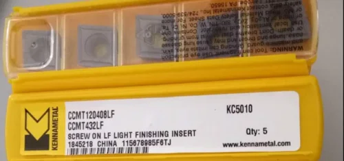 10 шт. KENNAMETAL твердосплавная вставка CCMT120408LF KC5010