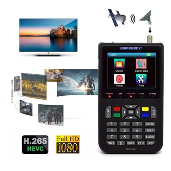 

V8 finder upgrade V9 Finder Satellite Finder DVB-S/S2 HD FTA MPEG-4 High Definition With 3.5 inch LCD Satellite Signal Finder