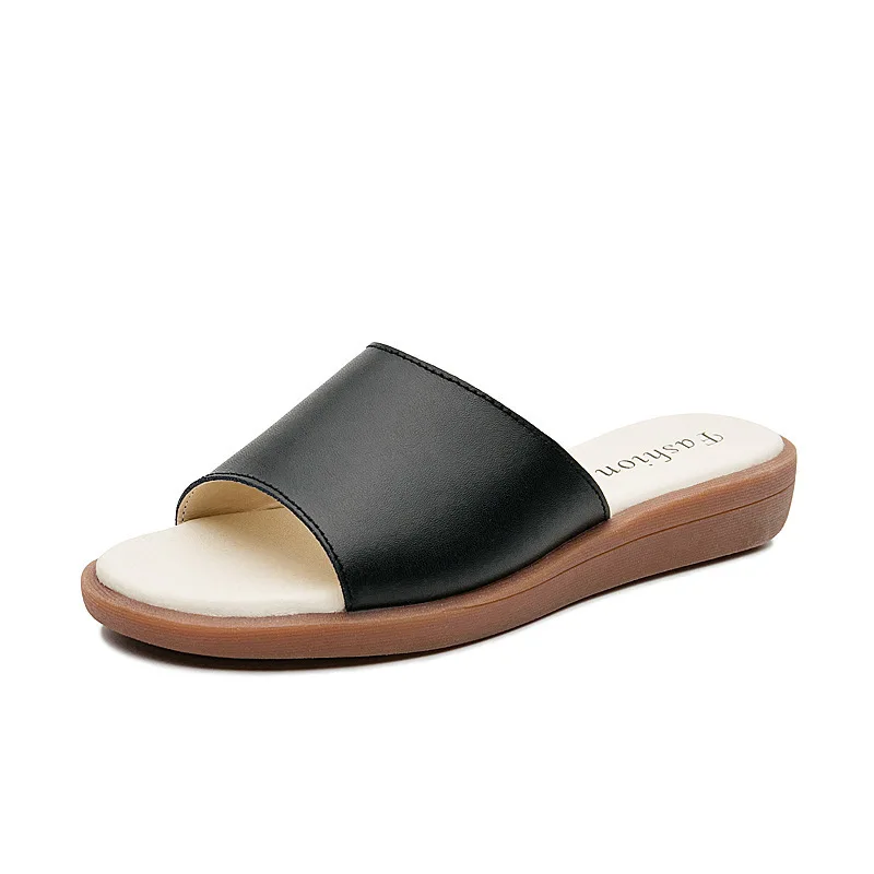 

Summer Fashion Thick Soft-Sole Indoors And Outdoors Line-styled Leisure Slippers Women's Household with Anti-slip Bathroom Sanda