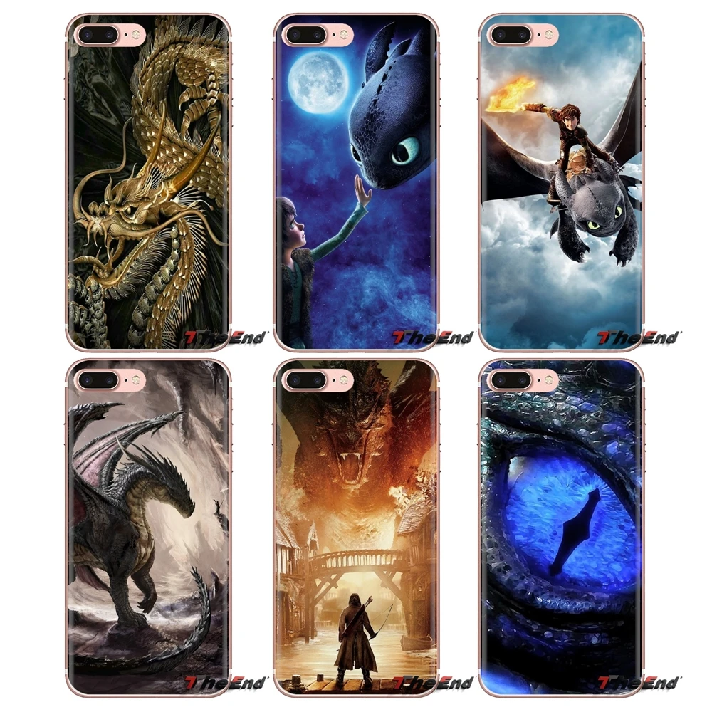 3d dragon Smaug For Huawei G7 G8 P7 P8 P9 P10 P20 P30 Lite Mini Pro P Smart Plus 2017 2018 2019 Transparent Soft Shell Covers |