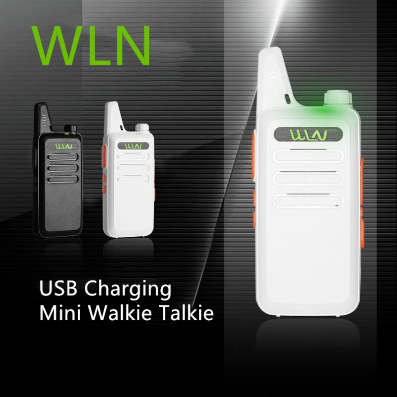 Walkie Talkie WLN KD C1 мини двухстороннее радио KDC1 гоночный автомобиль портативный CB Ham UHF