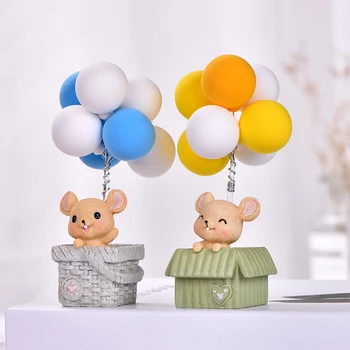 

Twelve Constellations Chinese Zodiac Rat Animal Balloon Desktop Decor Home Figurine Model Crafts Gift Miniature Garden Ornaments