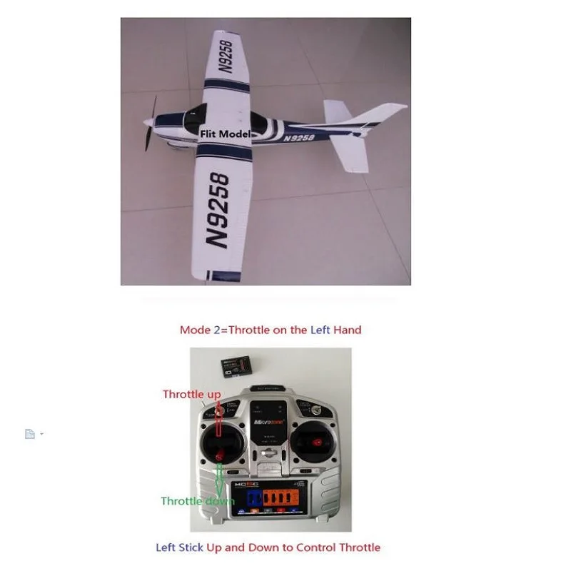 RC Hobby Plane Big tessna 182 EPO RTF готов к полету без аккумулятора хороший для начинающих|rc hobby