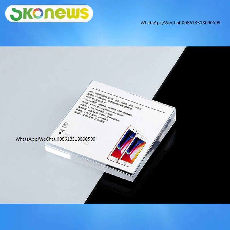 table_acrylic_card_sign_crystal_price_tag_display_stand