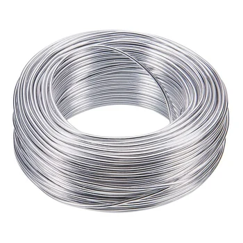 

1 Roll of Aluminum Craft Wire Silver for Jewellery Craft, Modelling Making Armatures and Sculpture 2mm x 55M