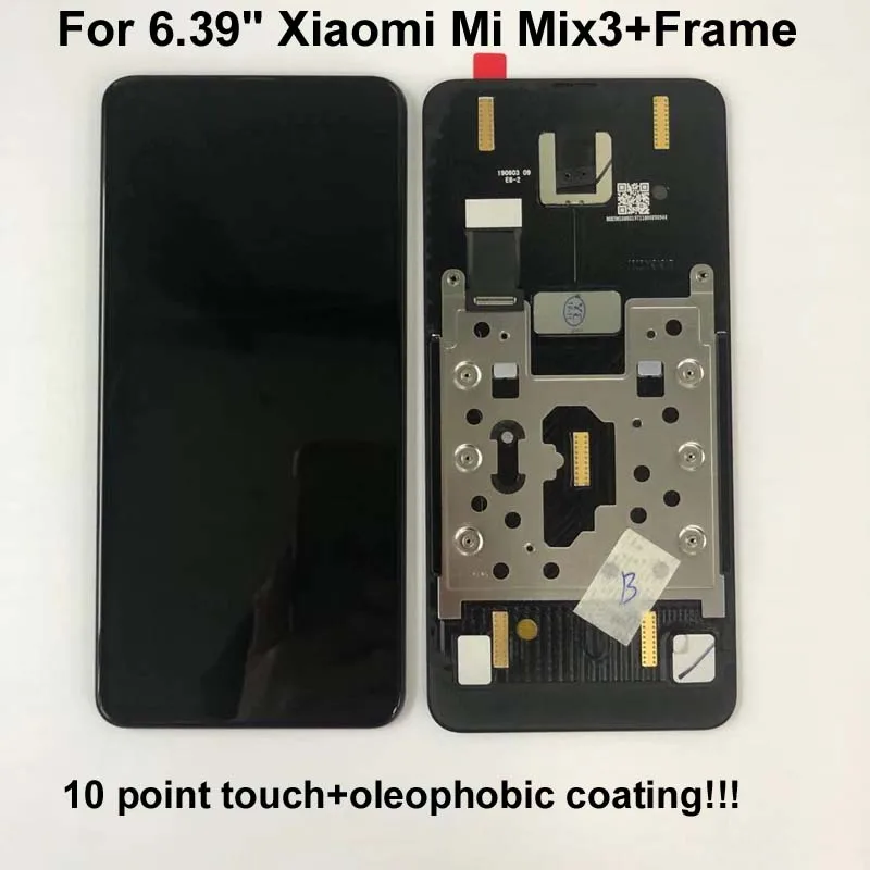 6,3" Xiaomi mi x3 mi x 3 mi X 3 Super AMOLED ЖК-дисплей с рамкой+ сенсорная панель дигитайзер