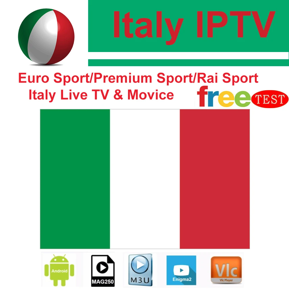 Италия IP TV M3U подписка 1 год со взрослыми каналами итальянский Live Europe Sports для Smarters