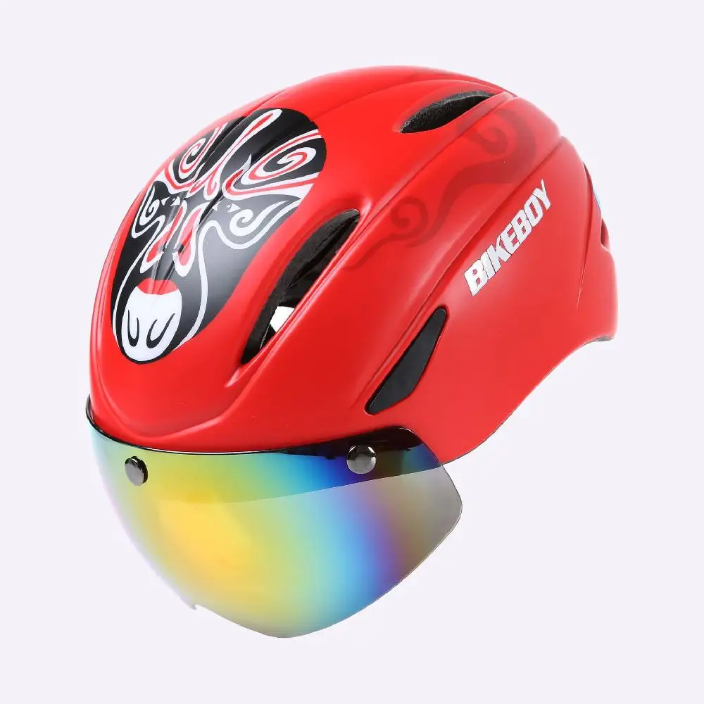 GloryStar Bikeboy очки для верховой езды, цельные мужские очки для шоссейного велосипеда, горного велосипеда, велосипедный шлем, удерживающие очки - Цвет: Pattern C