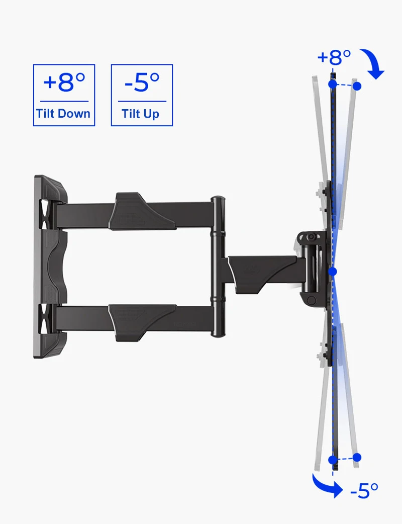 Suporte de Parede para tv nb p4 Suporte de Painel Plano com Tela Lcd de 32 a 55 Polegadas Padrão Vesa 400x400 mm Carga de 27 kg 2kg - Image 4