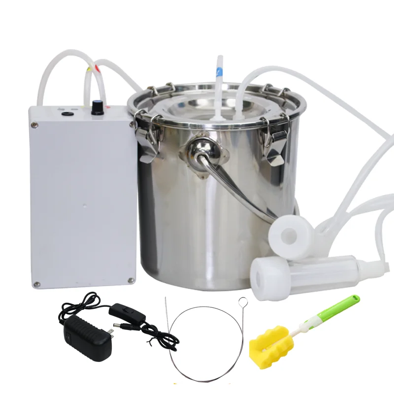 Новый 5L Электрический доильный аппарат для крупного рогатого скота Коза 220V