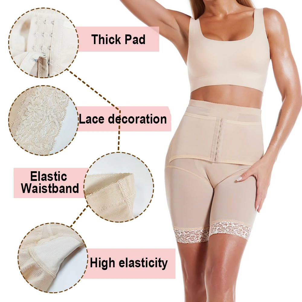 tummy tucker Velssut Women Hip Enhancer Control Panties Seamless Butt Lifter Push Up Big Fake Ass Body Shaper Mesh Body Shapewear spanx shapewear