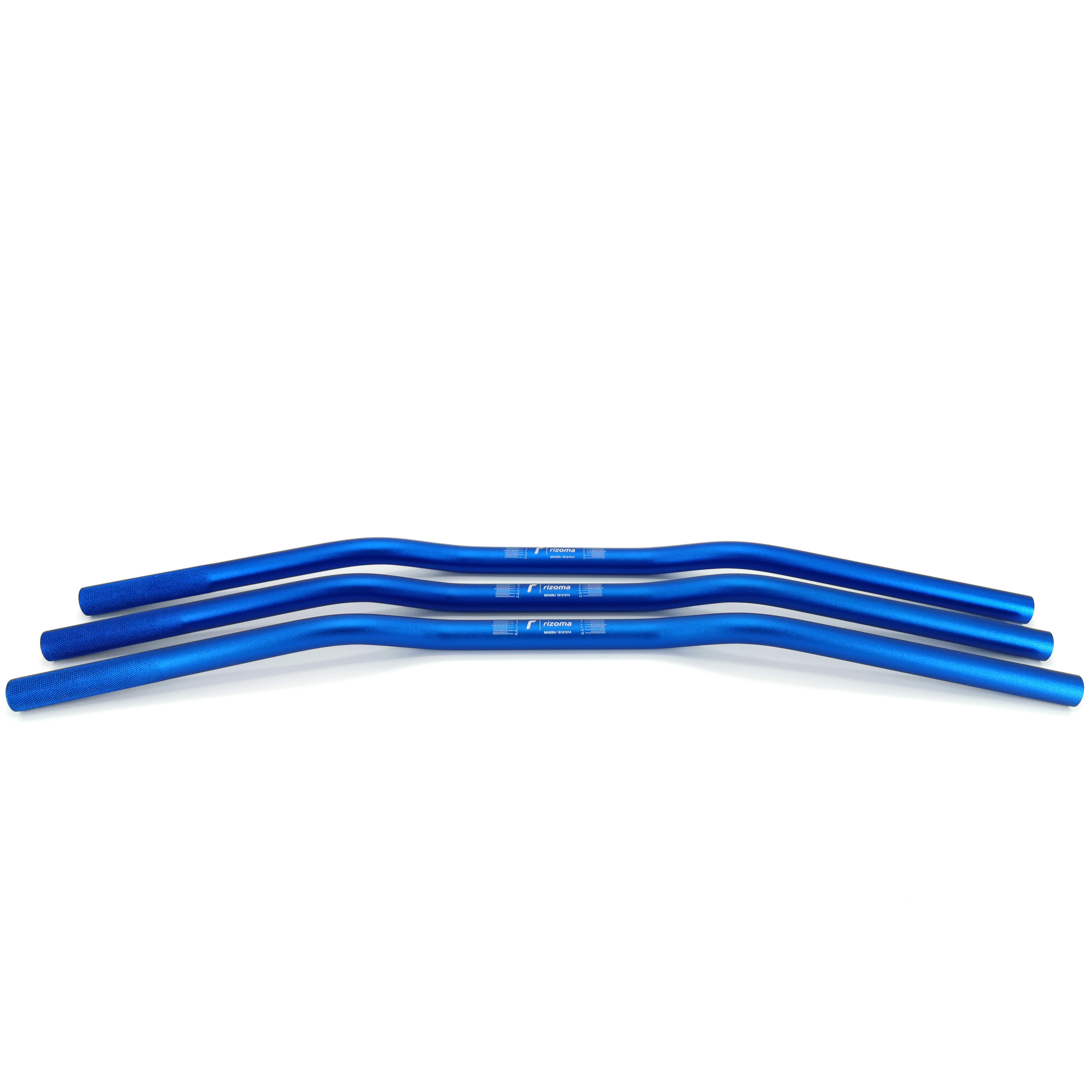 

Motorcycle 7/8'' Universal RIZOMA Handlbar 22mm Aluminum Alloy Sand Blasting Finished Anodizing Motorbike Steering Wheel Blue