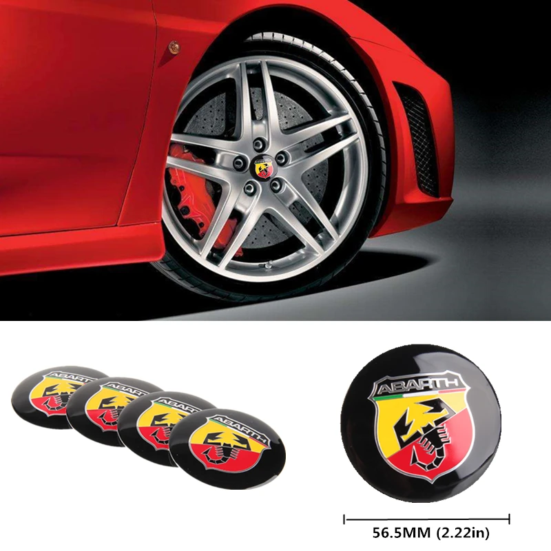 Автостайлинг колпачки с эмблемой ступицы колеса значок наклейки для Abarth 595 695 124