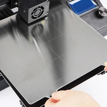 

Good Quality 235 * 235mm Spring Steel Sheet Heat Bed Platform Flexible Artificial Model For Ender-3 CR-20 3D Printer Parts