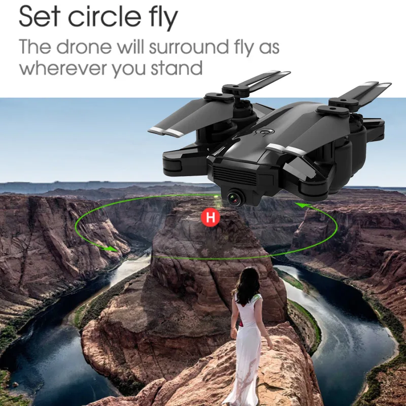 1080P 5G Профессиональные беспилотники с камера GPS WiFi FPV Follow Me(следуй за мной режим складной длительное время полета Дрон selfie Квадрокоптер игрушки