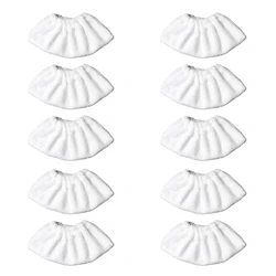 Premium Microfiber Steam Mop Cleaning Pads - Reusable Cloth Covers for Efficient Floor Cleaning (10pcs)