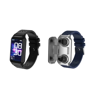 

New 2 in 1 Smart Watch With TWS Earbuds Wireless Bluetooth Headphone Wristband
