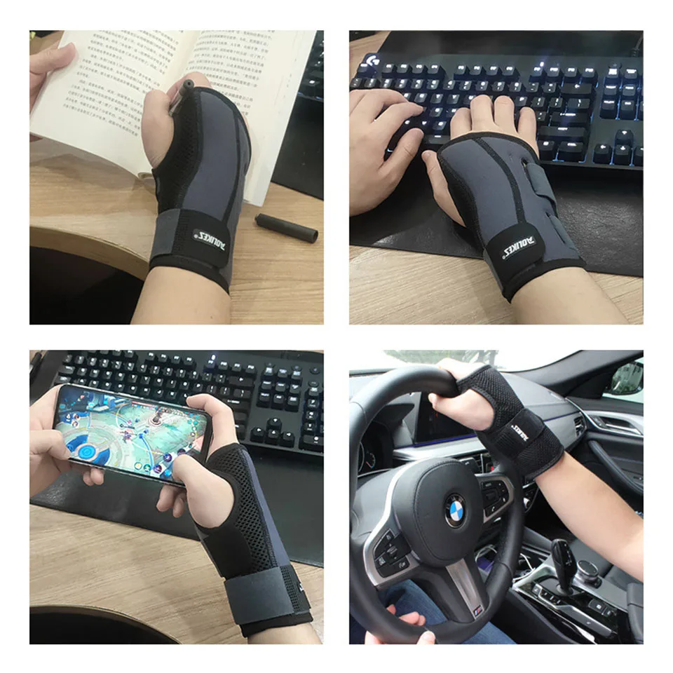 1PC Adjustable Wrist Fitted Stabilizer Splint Carpal Tunnel Hand Compression Support Wrap for Wrist Injuries Pain Relief wrist brace,wrist guard,wrist support,wrist support band