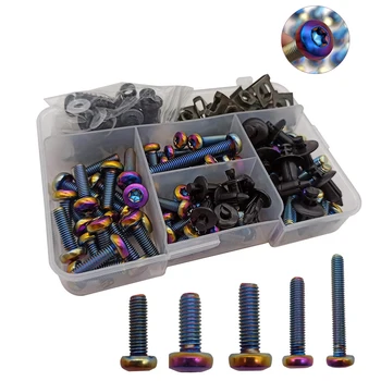 

For Ducati Honda CB 125 190 R VT1100 GROM MSX125 CB400SF Universal Motorcycle Fairing Body Bolts Kit Fastener Clips Screw Nuts