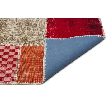 

Handmade Natural Vintage Patchwork Area Rug 245x307 Cm-8'0''X10'1''