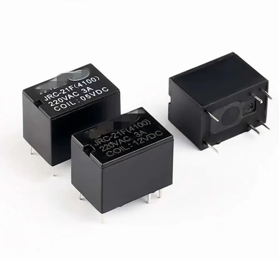 10pcs JRC21F 4100 Miniature PCB relay 6 pins mini relay DC 3V 5V 6V 9V