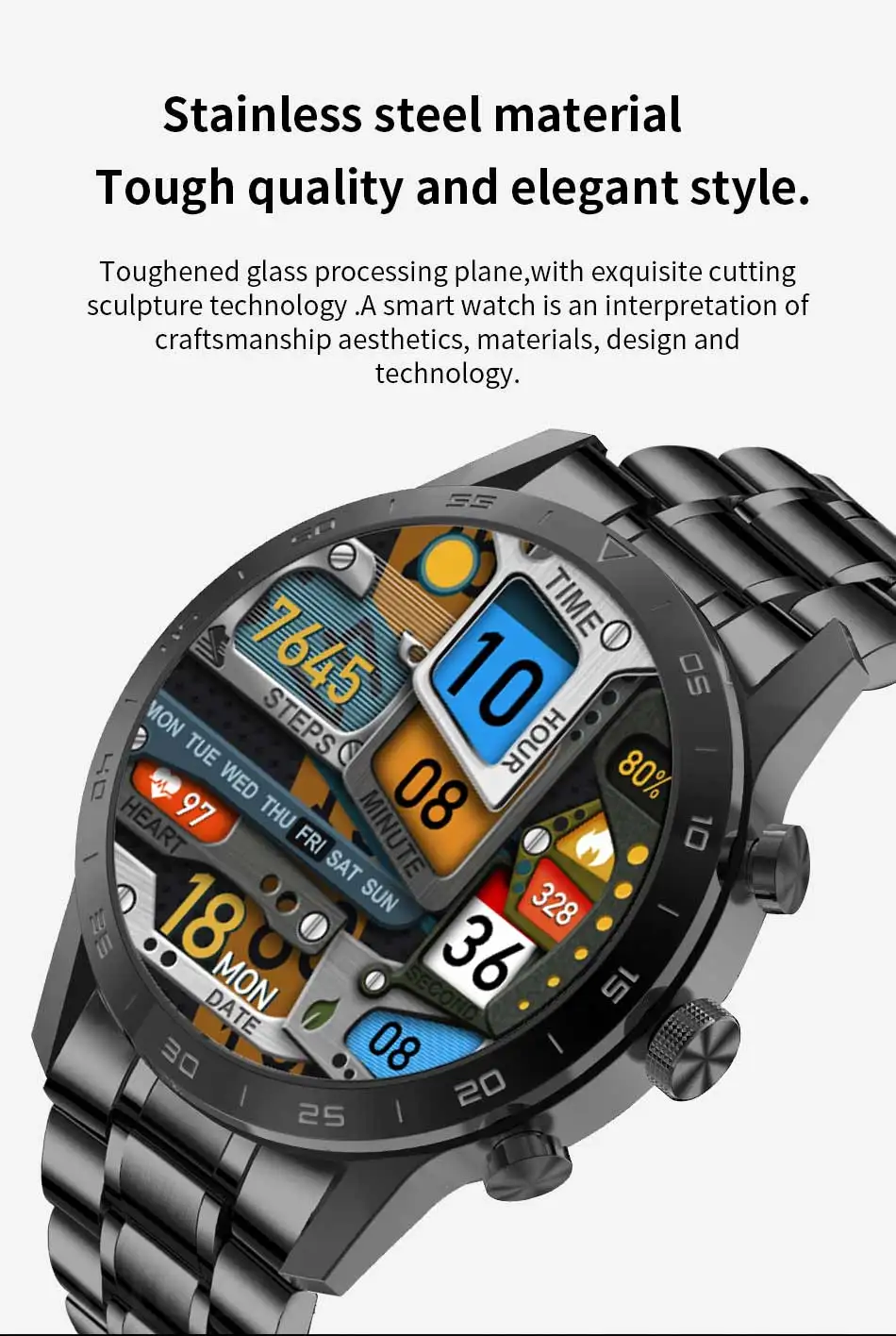 LIGE New Smart Watch Men Heart Rate Monitor ECG+PPG Men's Smartwatch Fitness Tracker Watch Dial Call Smartwatch for Xiaomi
