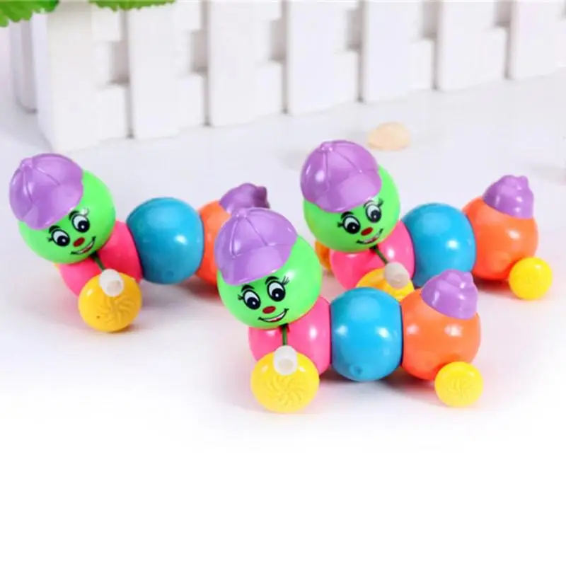 Lovely Cartoon Caterpillar Clockwork Vintage Toys Wind-up Classical Toy Random Early Education Intelligence Development Lovely Cartoon Caterpillar Clockwork Vintage Toys Wind-up Classical Toy Random Early Education Intelligence Development