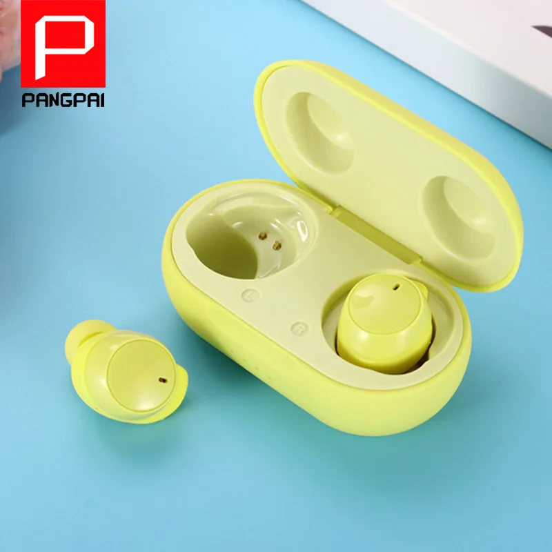Free shipping Digital display touch TWS Bluetooth Candy colors CuteCell phone Wireless earplugs stereo Portable