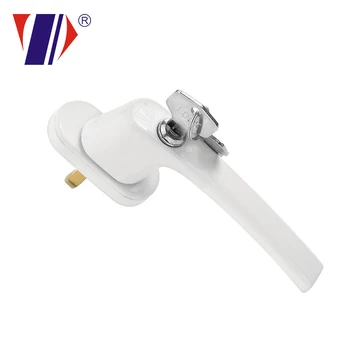 

PVC door window handle with key