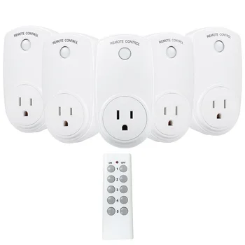 

For US Smart Socket Wireless Remote Control Power Outlet 433Mhz Wireless Light Switch Plug Smart Home Mains Plug for Broadlink R