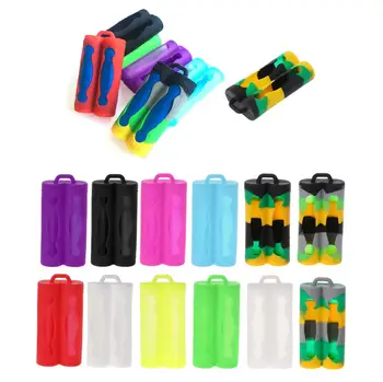 

Mini Soft Silicone Case Protective Skin Cover Storage Bag For 2x 18650 Battery