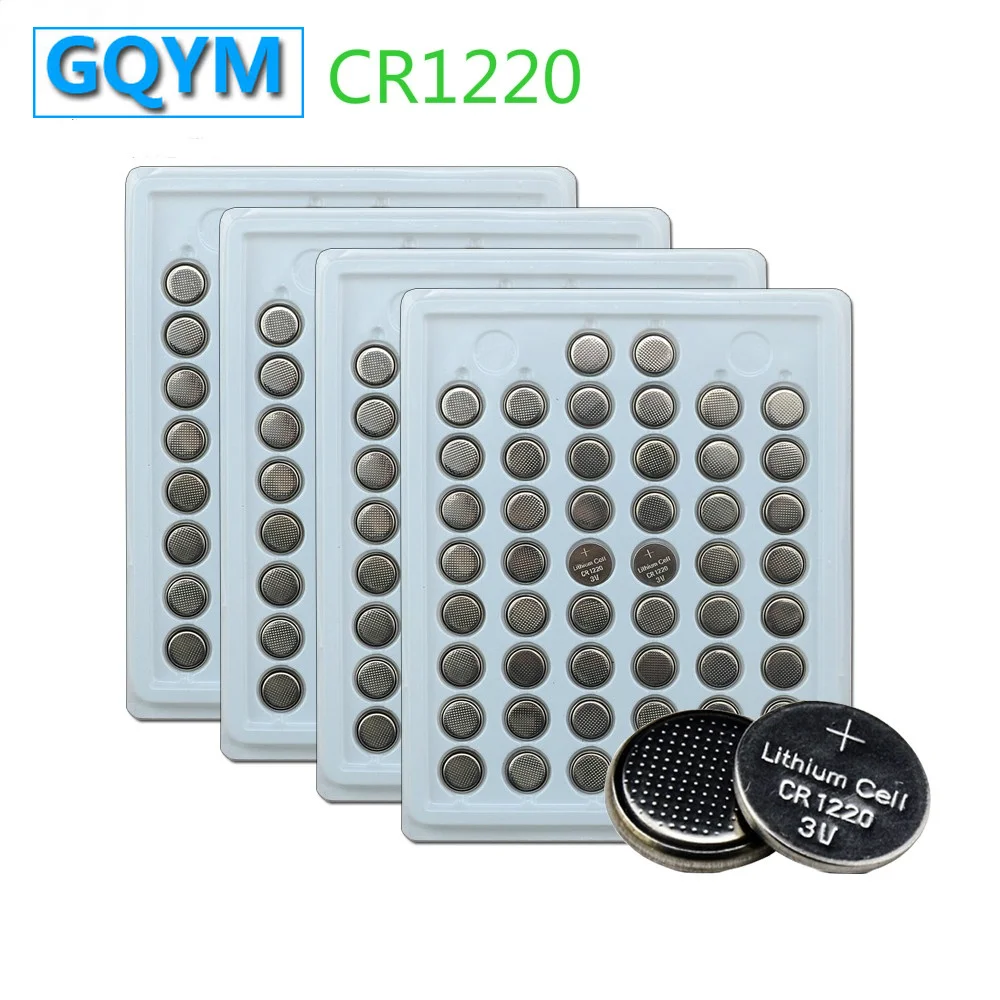 

500pcs 100% New CR1220 3V Lithium Button Cell Batteries Watch Coin Battery Car Remote Control CR1220 ECR1220 LM1220