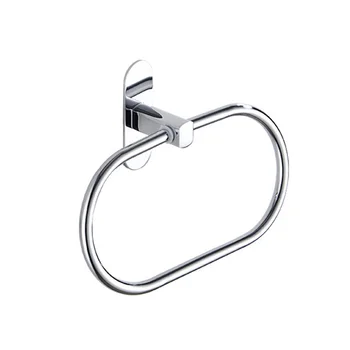 

Holder Hanging Home Rail Punch-free Accessories Ring Storage Rack Bathroom Self Adhesive Organizer Towel