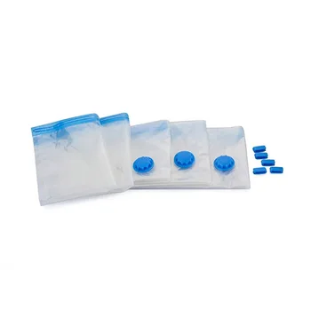 

5Pcs Travel Vacuum Storage Bags Space Saving Travel Pack Clothes Suitcase 66CY