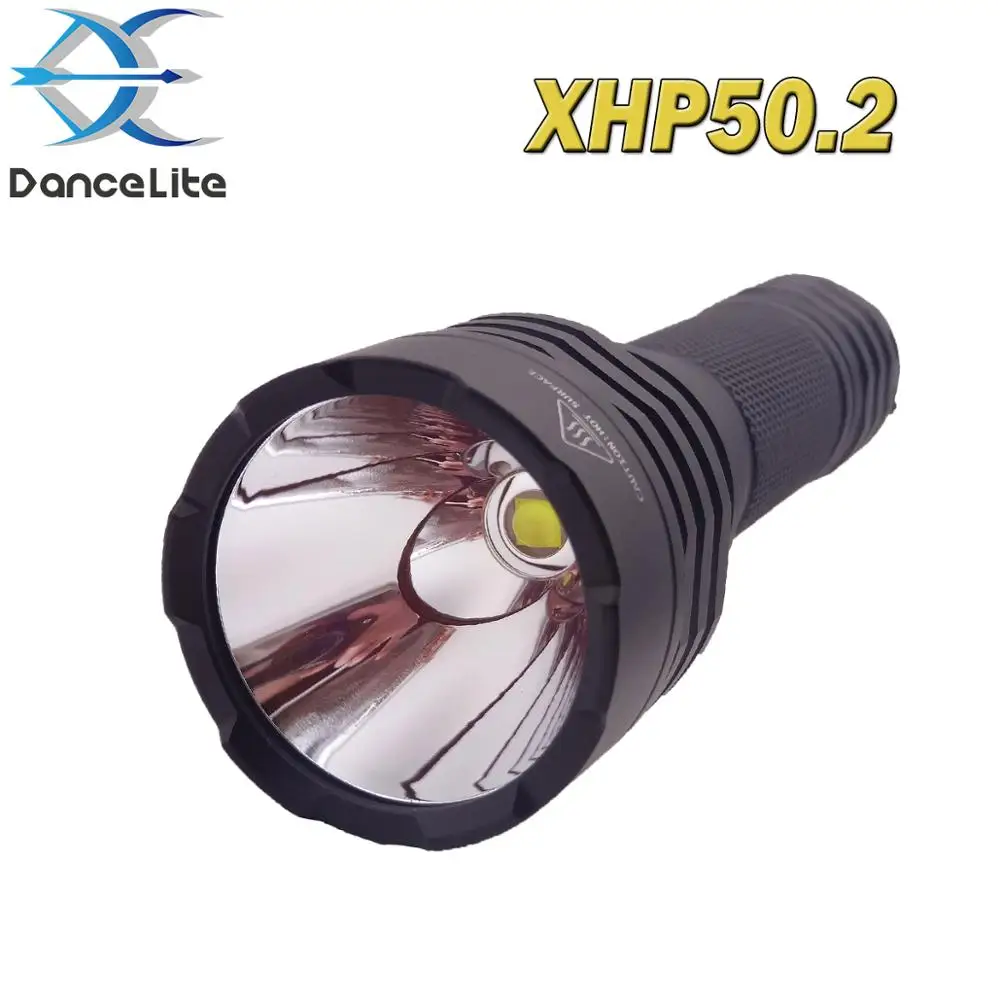 

18W Powerful M45 Flashlight with XHP50.2 LEDs 3.7V 21700/18650 Battery Lantern Torch
