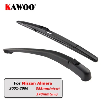 

KAWOO Car Rear Wiper Blade Blades Back Window Wipers Arm For Nissan Almera Hatchback (2001-2006) 355mm Auto Windscreen Blade