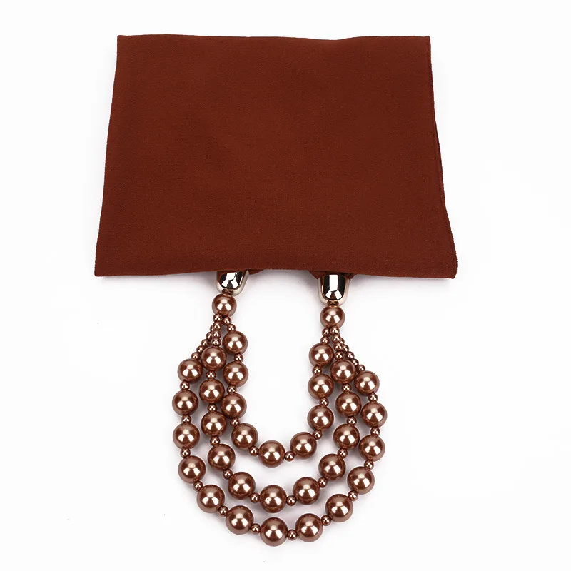 H80f73e180f9c47de831b80697f97d6098 Women Shawl Hijabs Pendant Necklace Scarf Women Solid Color Shawls Jewelry Scarf Female Stole Beach Trip Accessories Scarves Mallzona