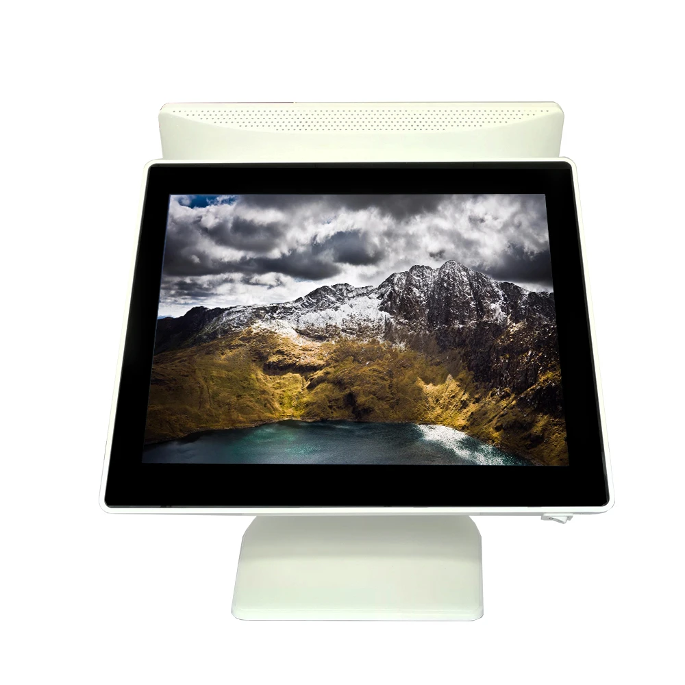 Compolxb 15 дюймов двойной сенсорный экран pos системы windows pos терминал для супермаркета