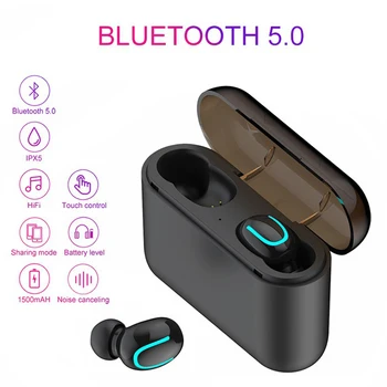 

Wireless TWS Q32 bluetooth earphone In-Ear Portable Stereo Sport Cordless With headphones Mini Gaming Earbuds Mic Headset