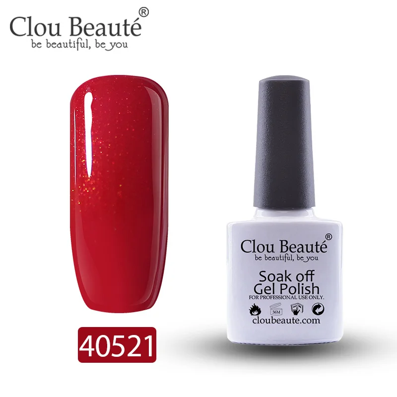 Гель-лак для ногтей Clou Beaute 79 цветов полуперманентный замачивающийся лак для ногтей маникюрный УФ СВЕТОДИОДНЫЙ Цветной Гель-лак 10 мл серия Nude - Цвет: 40521