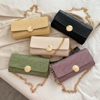 

Female bag 2020 summer new fashion all-match small bag Western pure color simple one-shoulder armpit bag