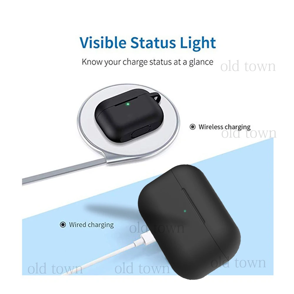 Для Airpods Pro Чехол 3 Беспроводная bluetooth гарнитура чехол Аксессуары для кожи