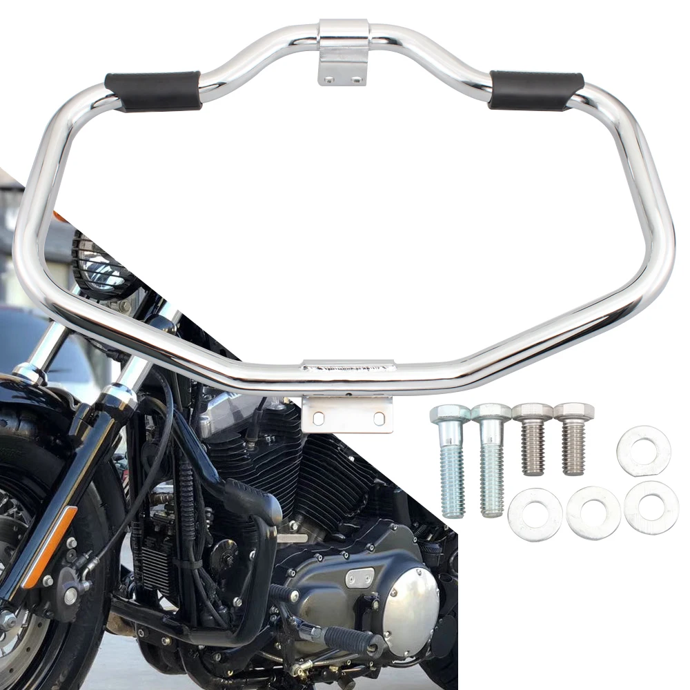 

Motorcycle Engine Guards Buffer Crash Bars Knee Legs Frame Protector Bumper For Harley Sportster 1200 883 XL 48 72 Iron