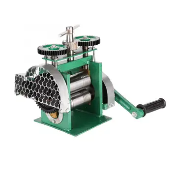 

Combination Manual Rolling Mill Jewelry Marking Tabletting Machine Jewelry Tabletting Rolling Mill Machine for Jewelers Making