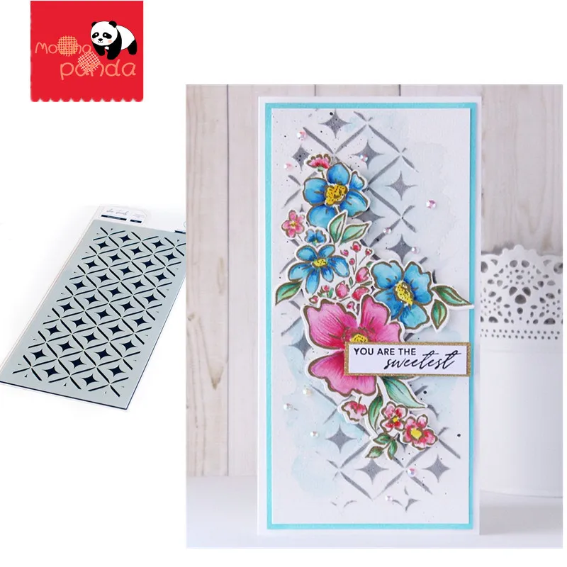 Трафарет для фона металлические штампы и рукоделия скрапбукинга изготовления